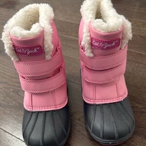 Cat and Jack toddler girl snow boots